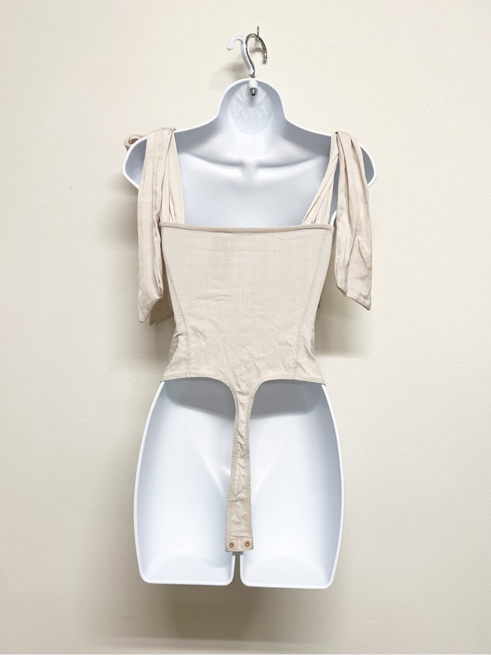Intimately By Free People Renfaire Corset Inspired Tie Shoulder Lola Body Suit - Picture 6 of 11